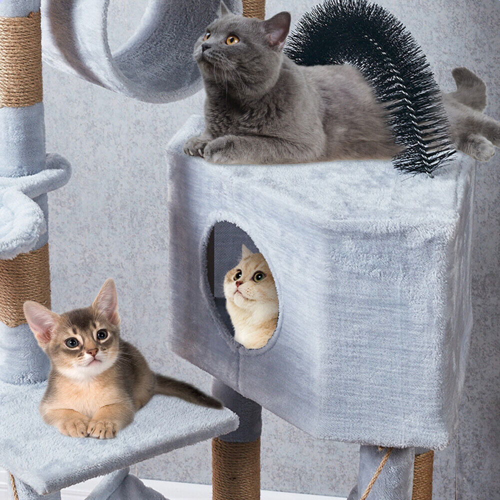 Cat Scratching Post Large Cat Tree Tower Kitten Condo Activity Centre Climbing